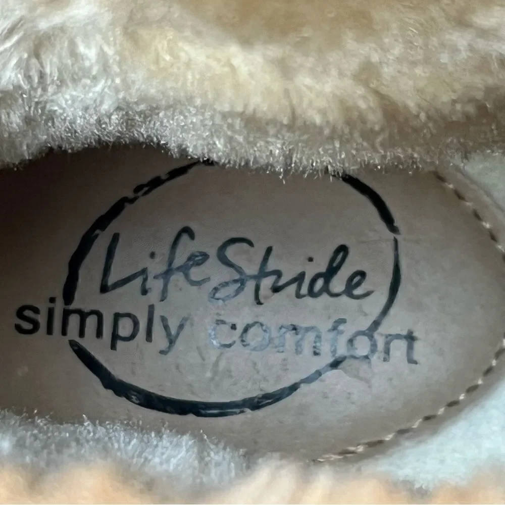 Cute Women's Life Stride Simply Comfort Winter Ankle Boots Light Brown Size 8M